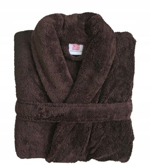 SZLAFROK DAMSKI MĘSKI UNISEX ANDROPOL GRUBY CIEPŁY ELEGANCKI SZPITALA SPA S