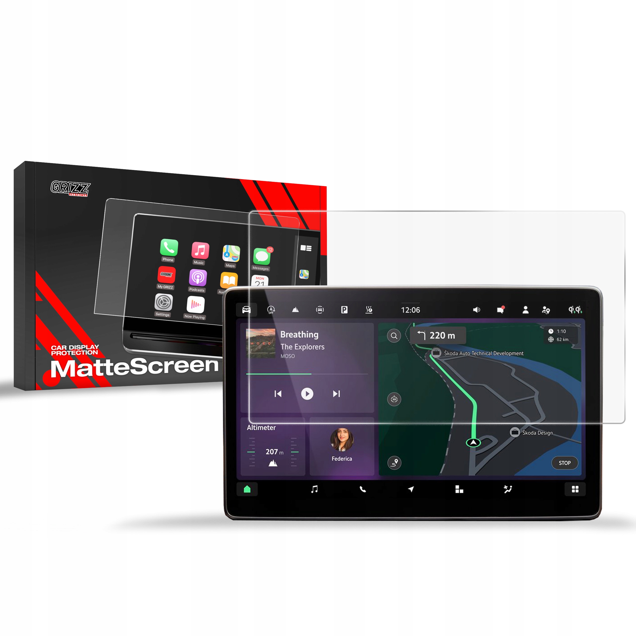 Folia Antyodciskowa do Skoda Octavia 4 10" Facelift (2024-2025)