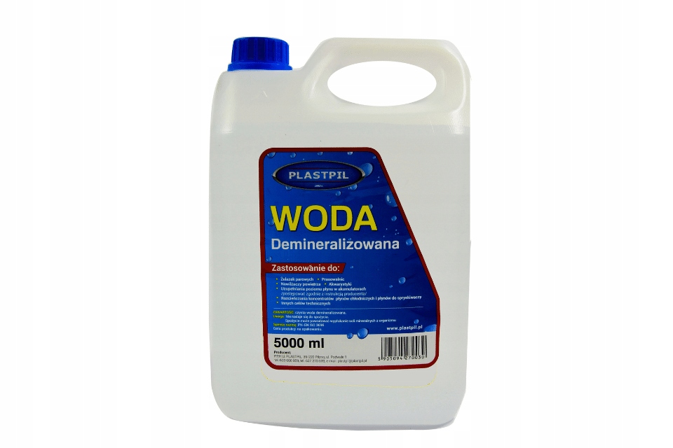 

Woda demineralizowana 5 litrów