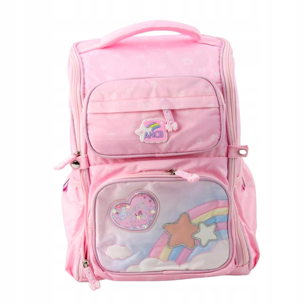 Růžový Školní Batoh Jednorožcem 20L