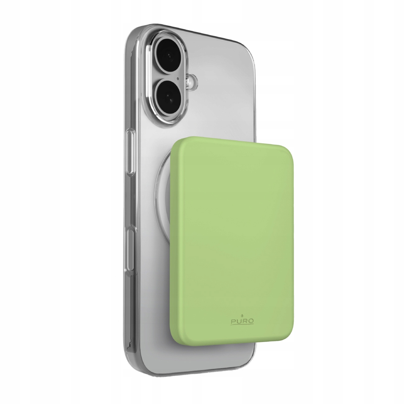 Magnetická powerbanka ultratenká 4200 mAh Usb-c MagSafe zelená