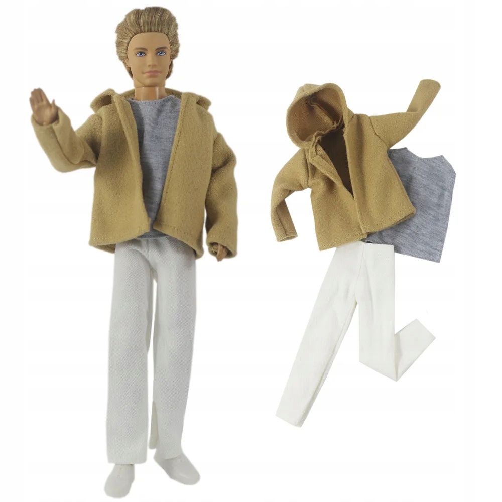 DLA LAKI TYPU KEN MĘSKIE UBRANIE ZESTAW BLUZA SPODNIE