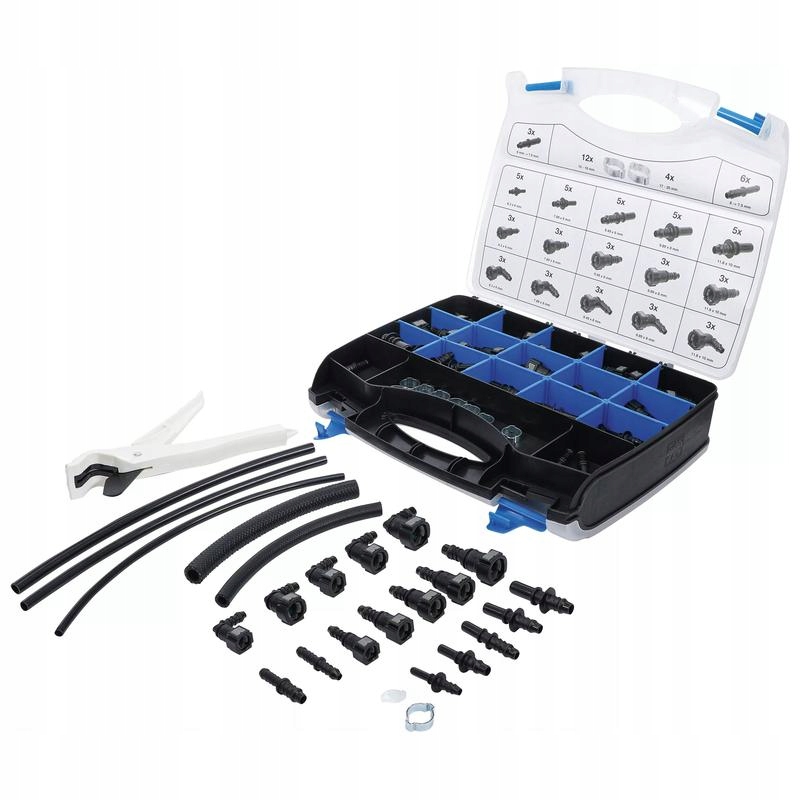 Sada plastových rúr a spojok 95 ks, Bgs 6776