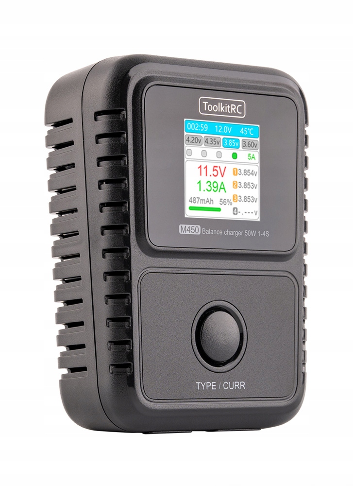 Nabíječka akumulátorů LiPo Ac ToolkitRC M450 50 W (4S)