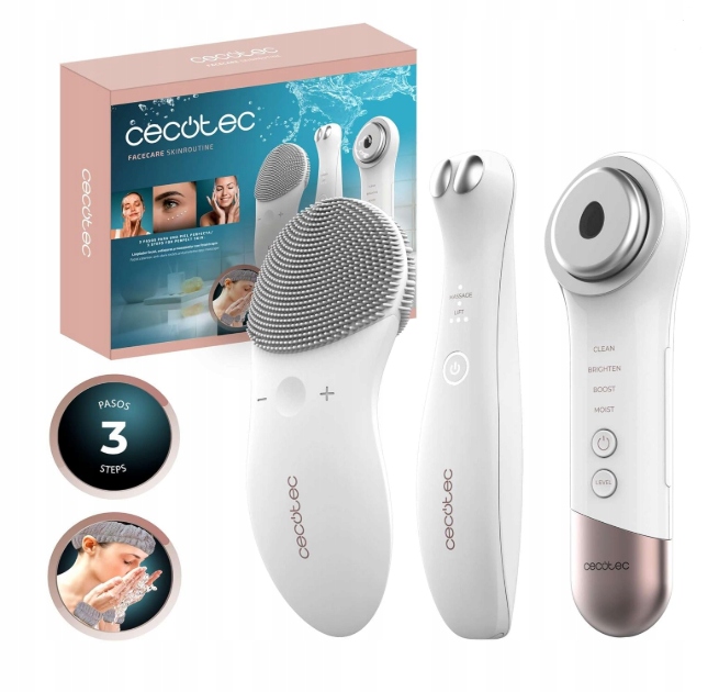Sada masážních přístrojů na obličej Cecotec Facecare Skinroutine 3 ks