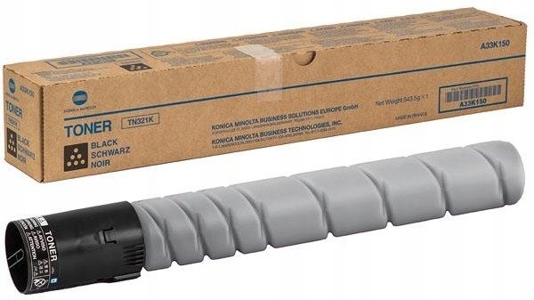 Oryg Toner Konica minolta TN321K A33K150 C224 C224e C284 C364 C364e čierny