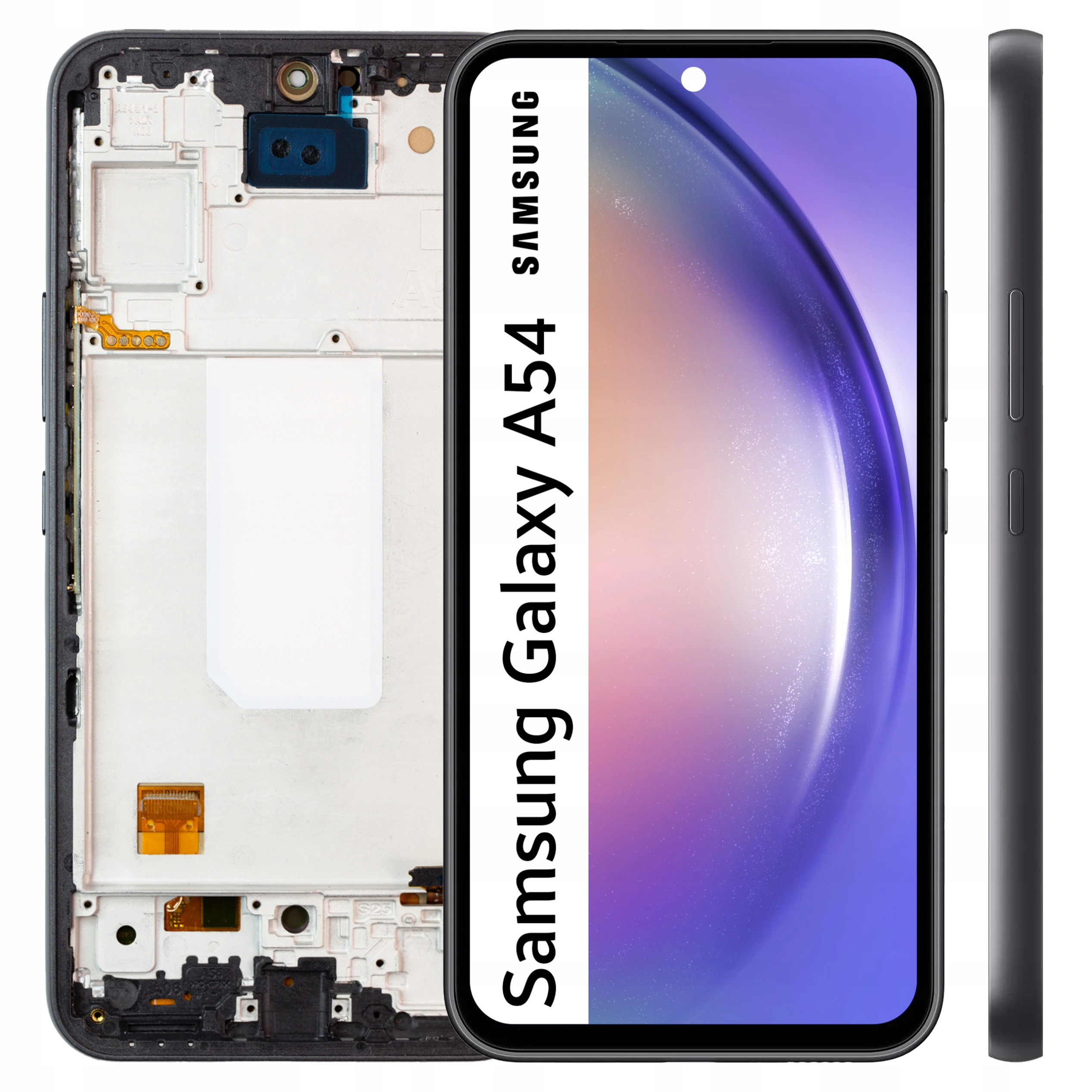 Oled pro Samsung Galaxy A54 5G LCD Šedý Digitizer Dotyk Rámeček Šedý