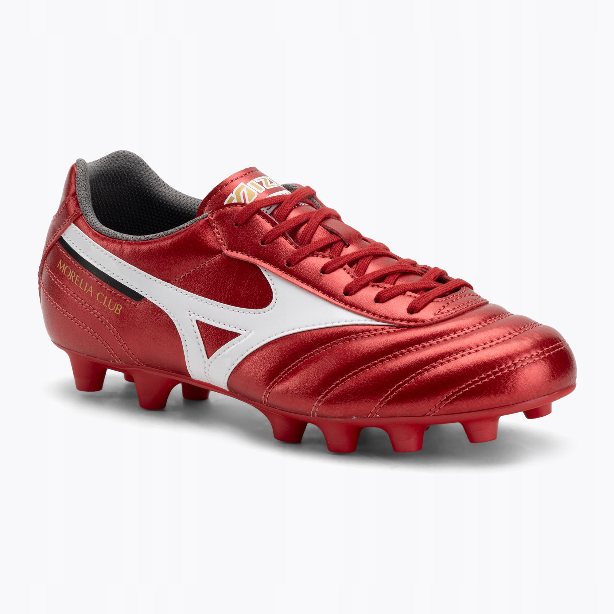 Fotbalová obuv Mizuno Morelia II Club Fg morelia 40th red/white/black