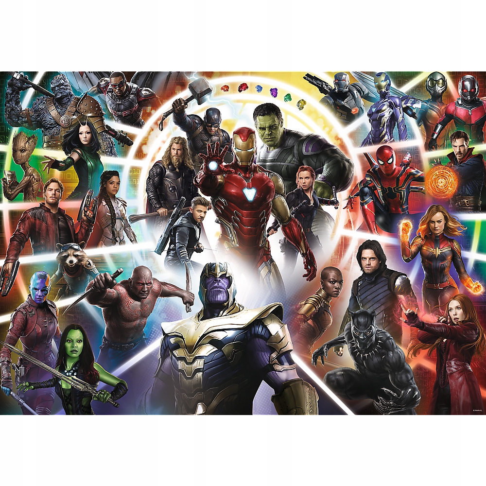 

Puzzle 1000 Avengers Marvel Spiderman Hulk Trefl