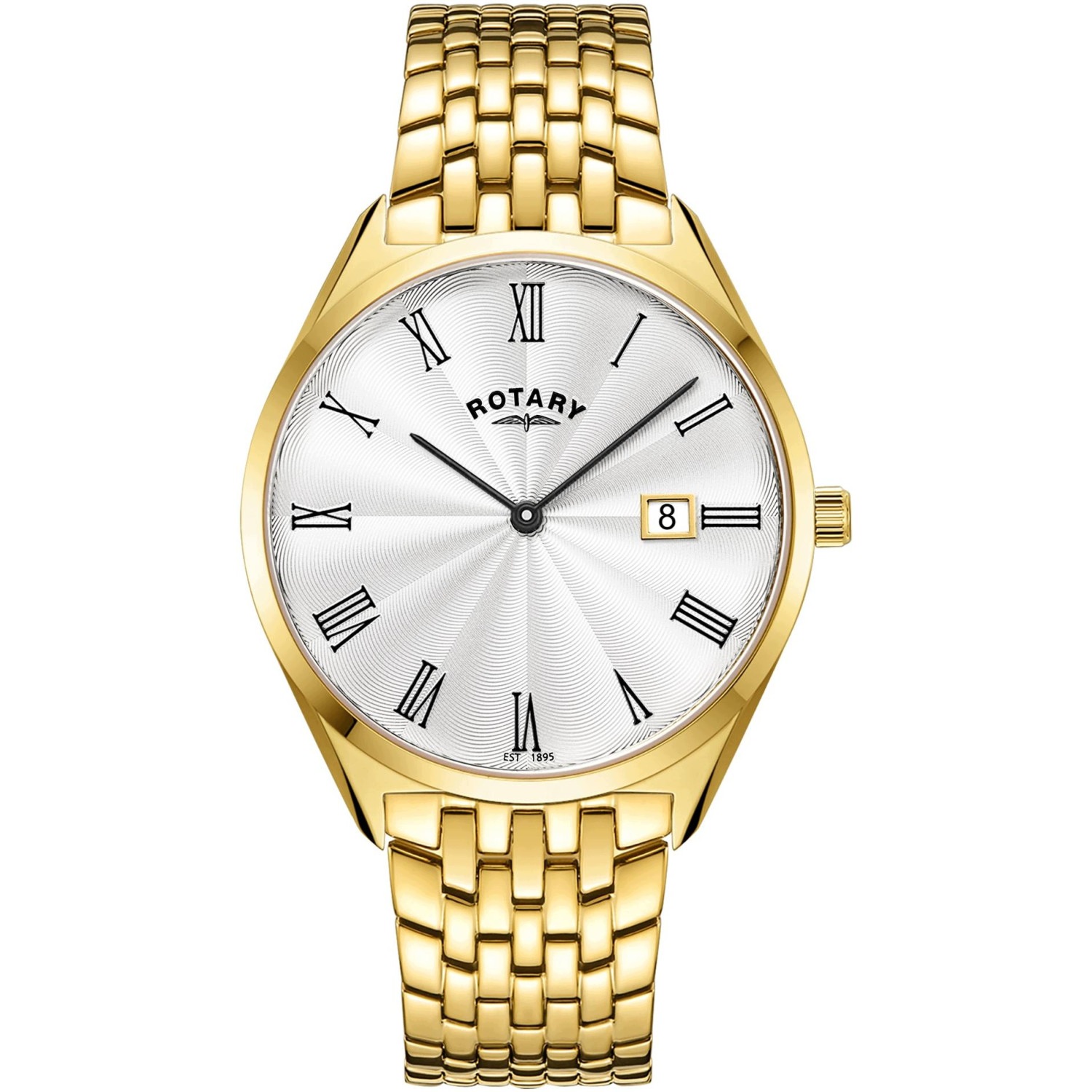 Zegarek Męski Rotary GB08013/01 złoty bransoleta