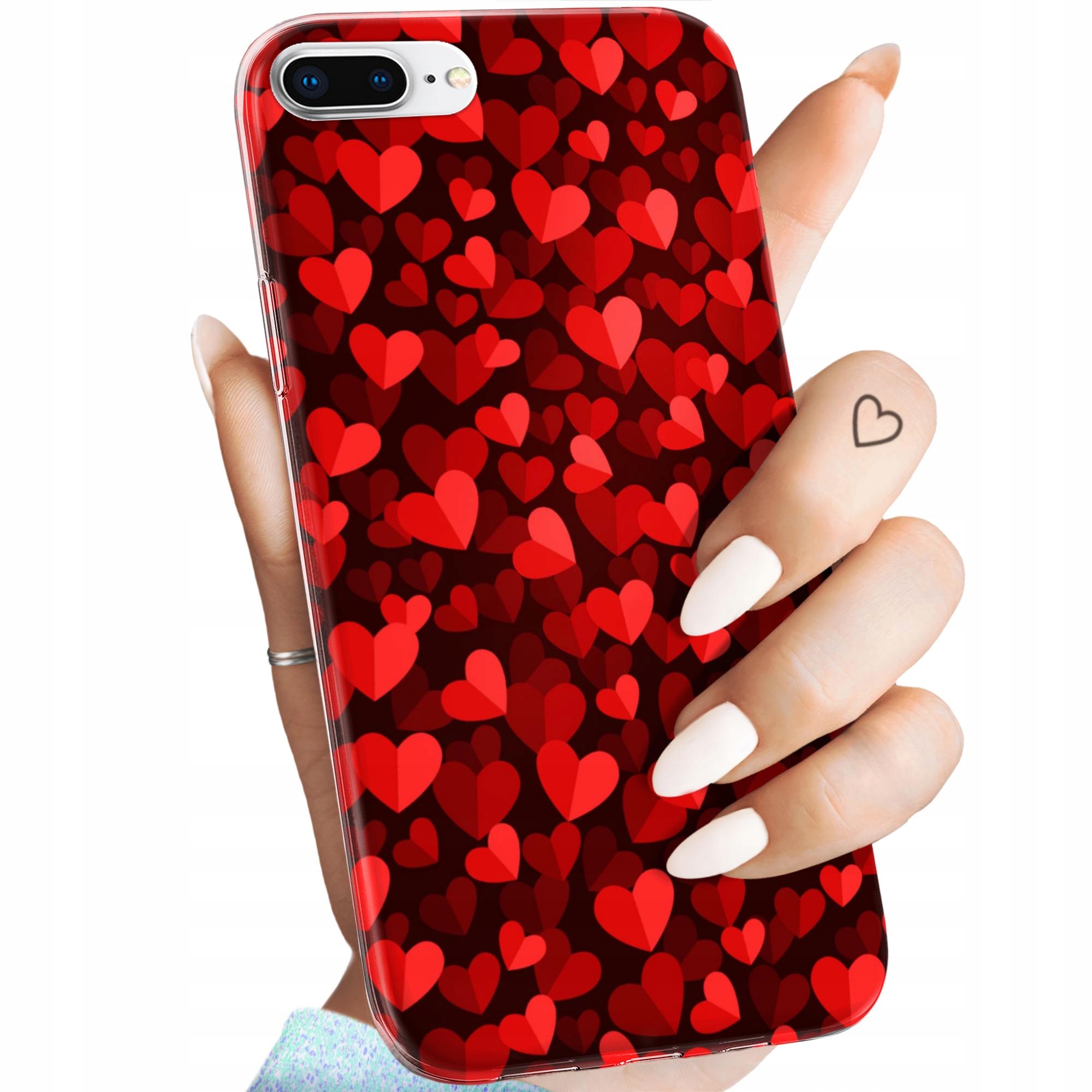 Red iphone 8 plus case discount