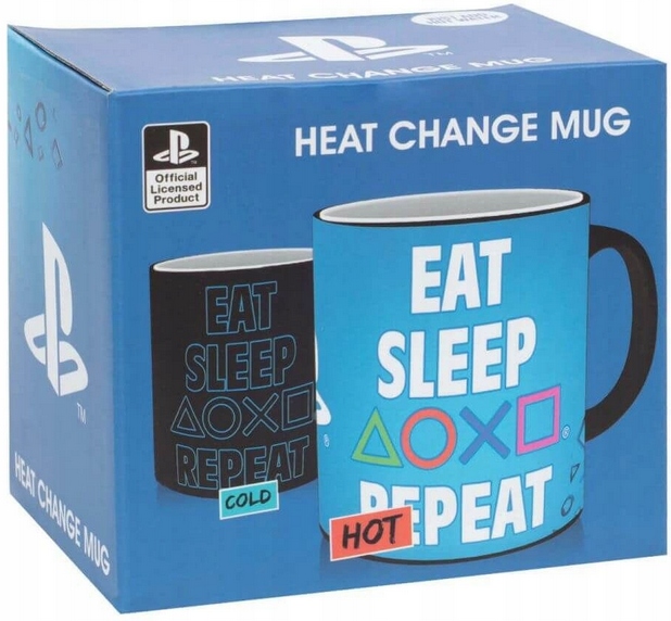 

Kubek Z Logo Playstation Pad Zmieniający Kolor