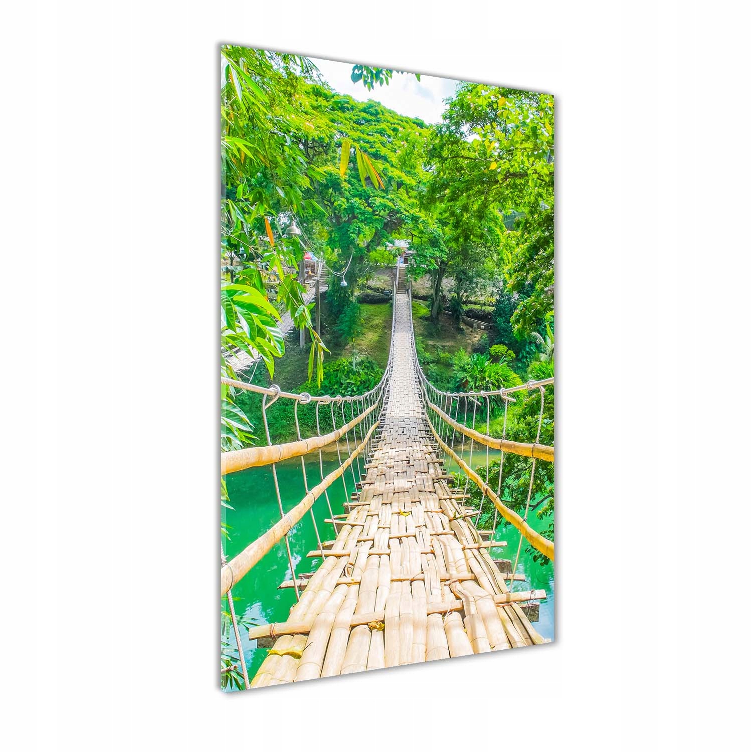 

Nowoczesny fotoobraz akrylowy Most wiszący 70x140
