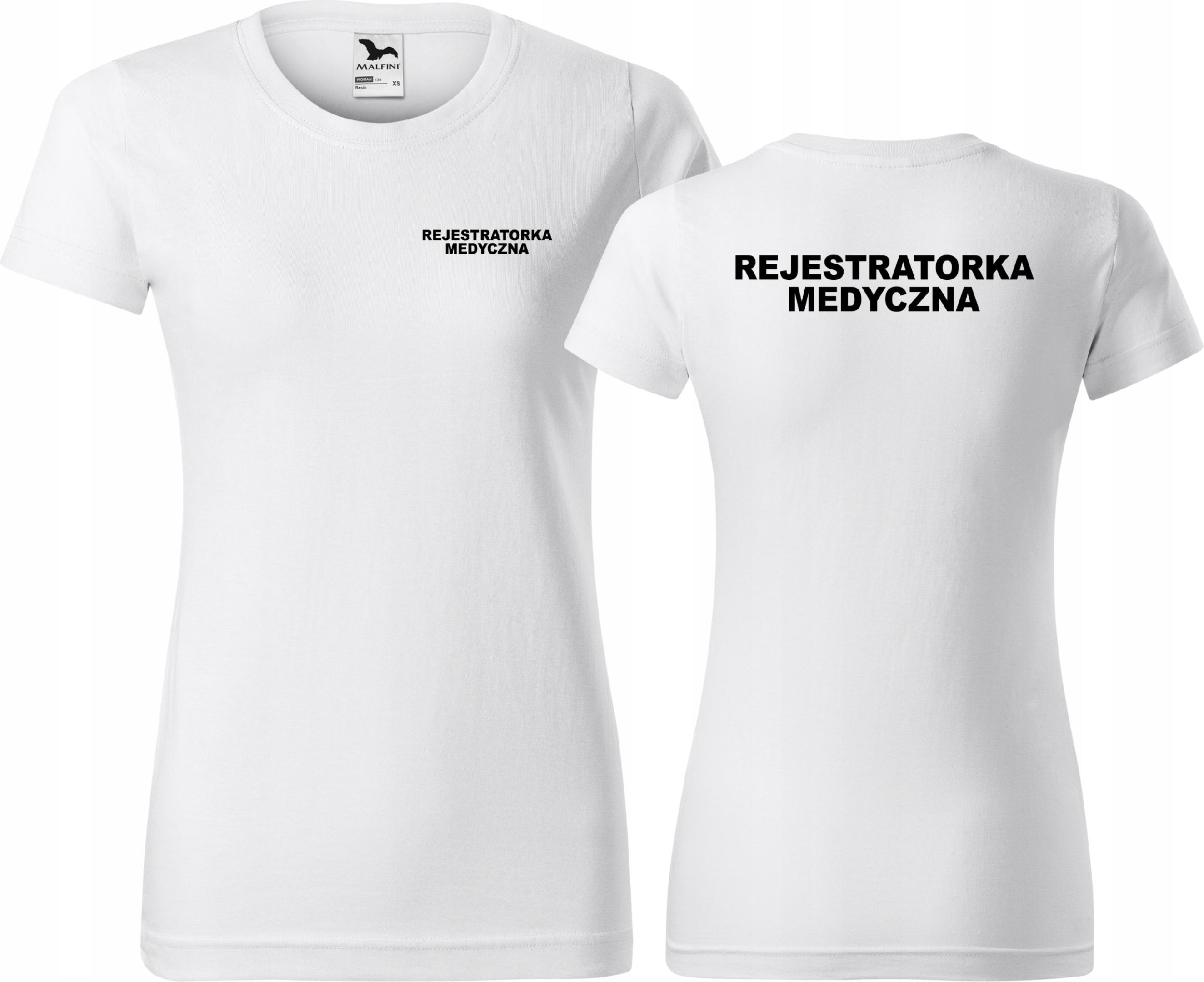 

Koszulka damska nadruk Rejestratorka Medyczna XL
