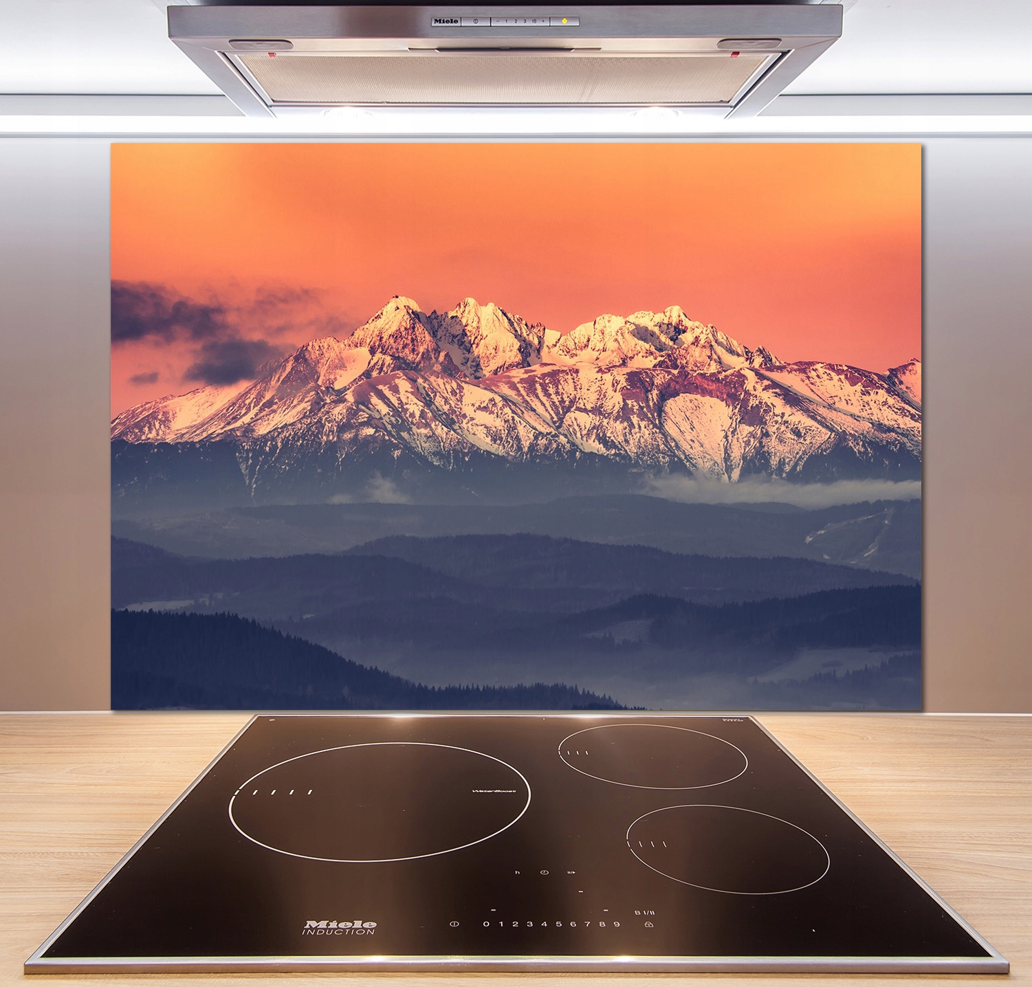 

Panel lacobel Wschód słońca Tatry 100x70 cm + Klej
