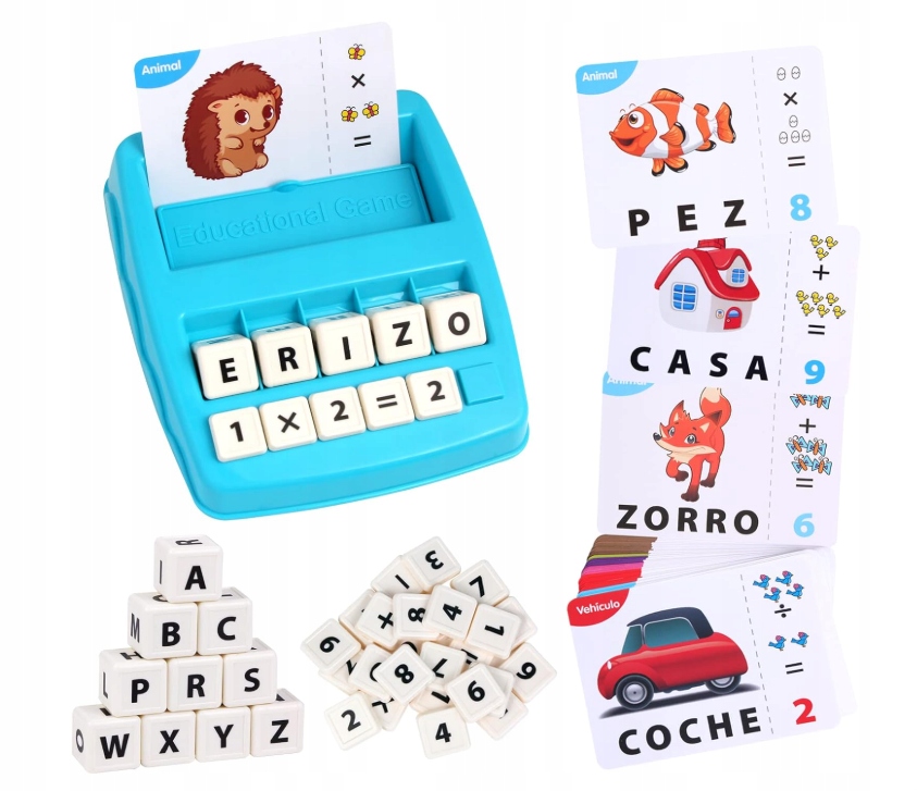 Gra edukacyjna dla dzieci do nauki czytania 3-8 lat