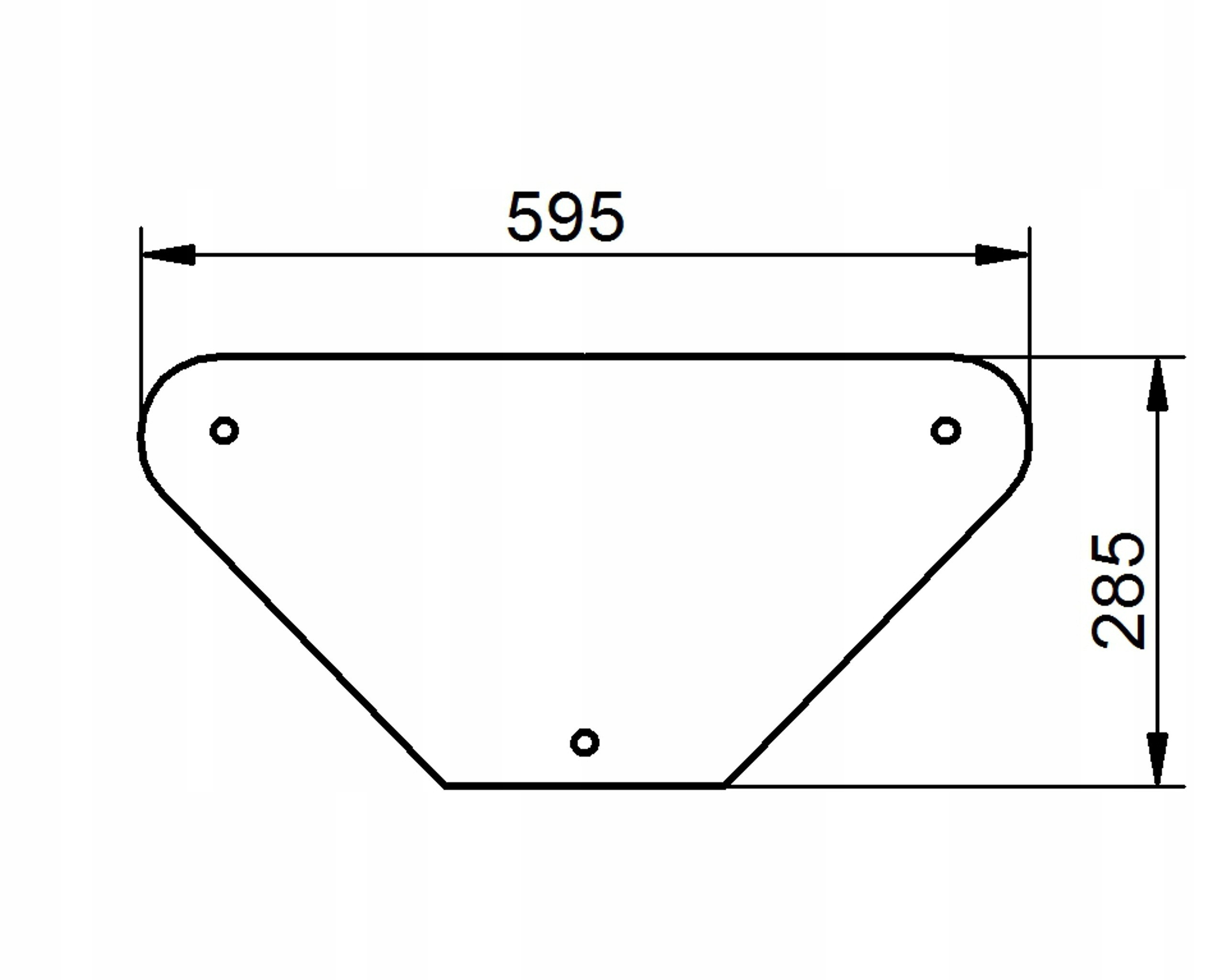 sklo Case 644 743 744 745 1055 Comfort zadní spodní