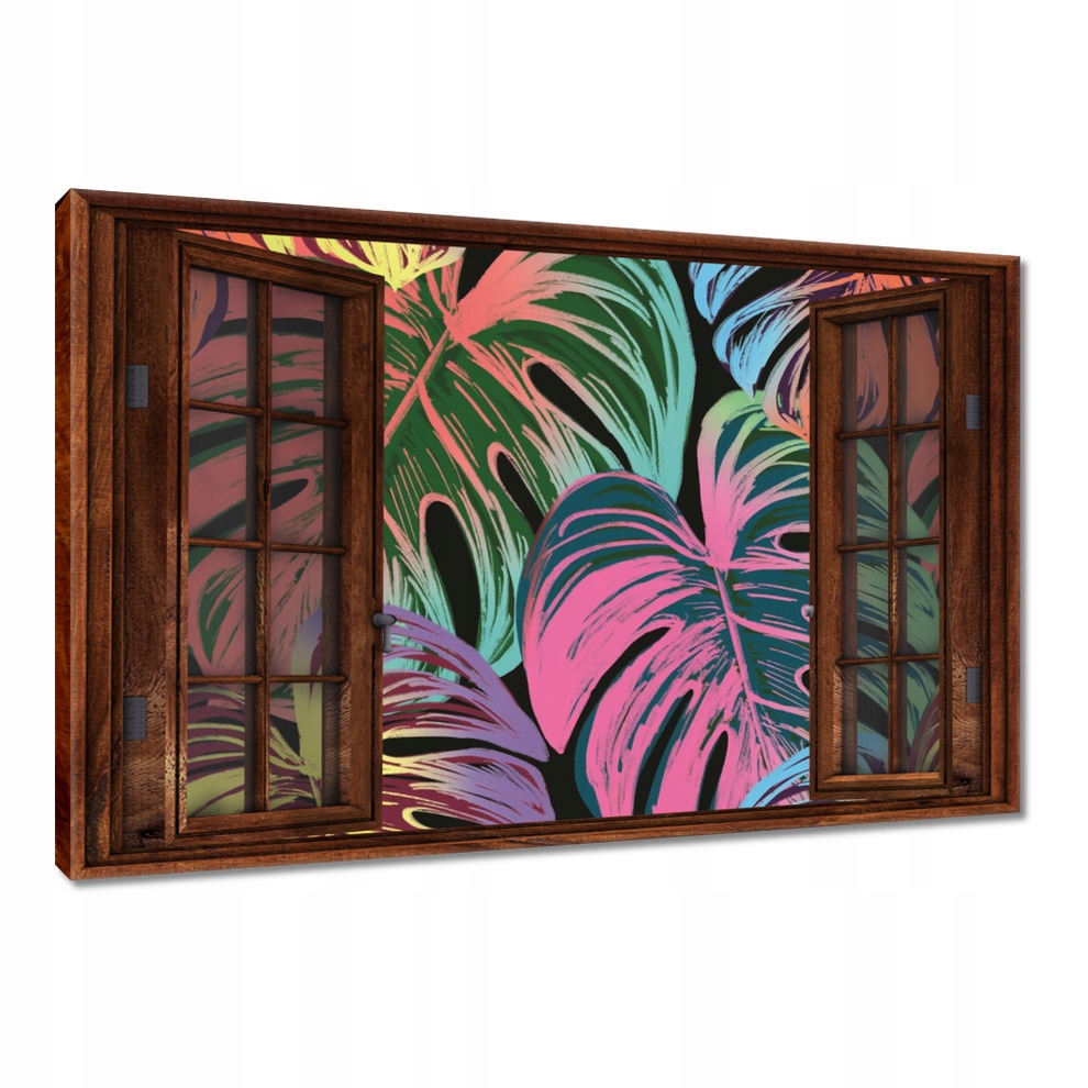 

Obrazy 120x80 Monstera w kolorze Liść