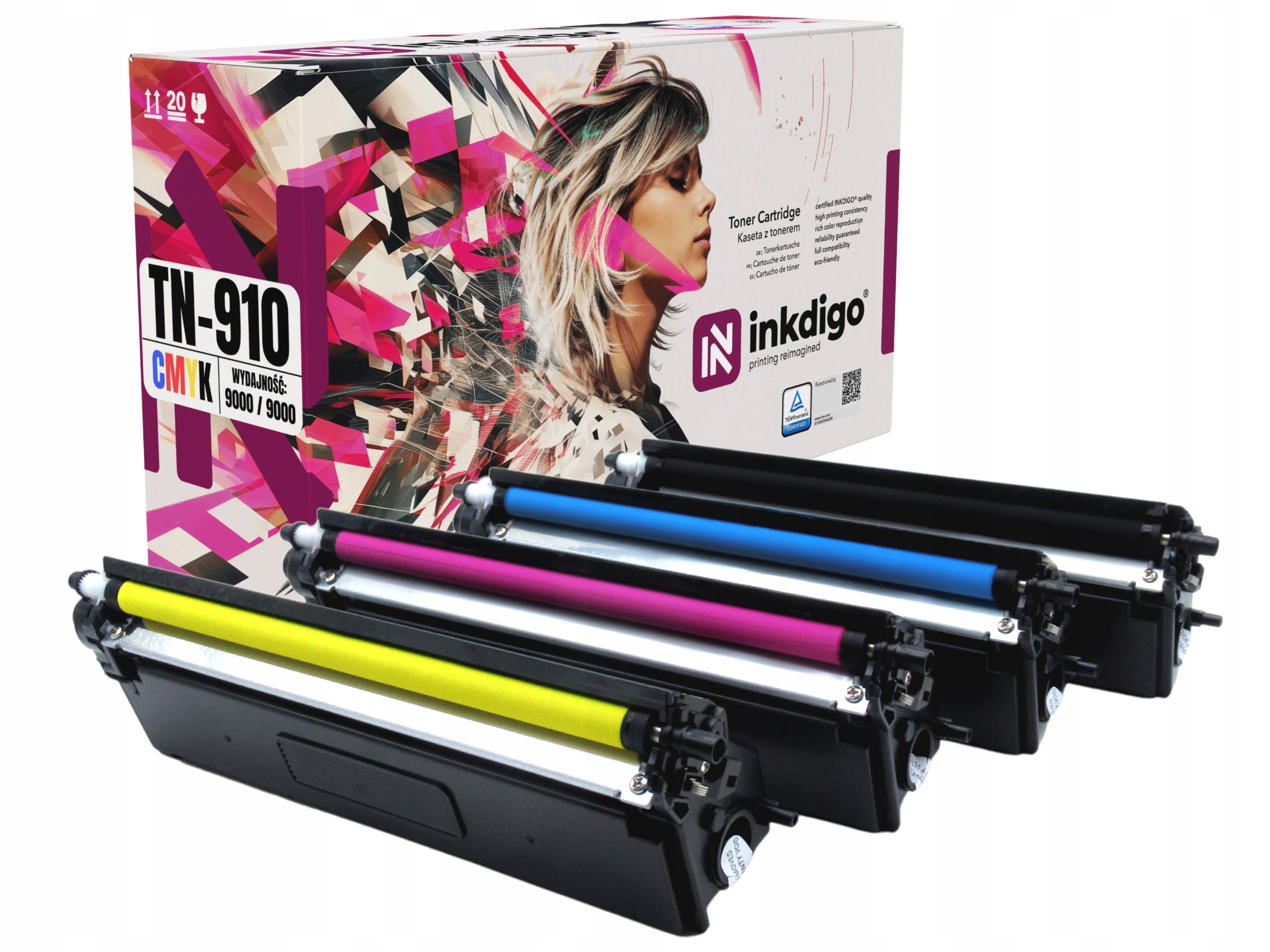 4x Toner TN910 pro Brother HL-L9310CDW MFC-L9570CDW