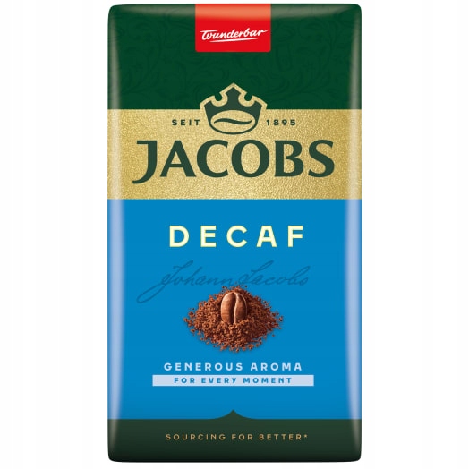 Jacobs Decaf Káva bezkofeinová káva