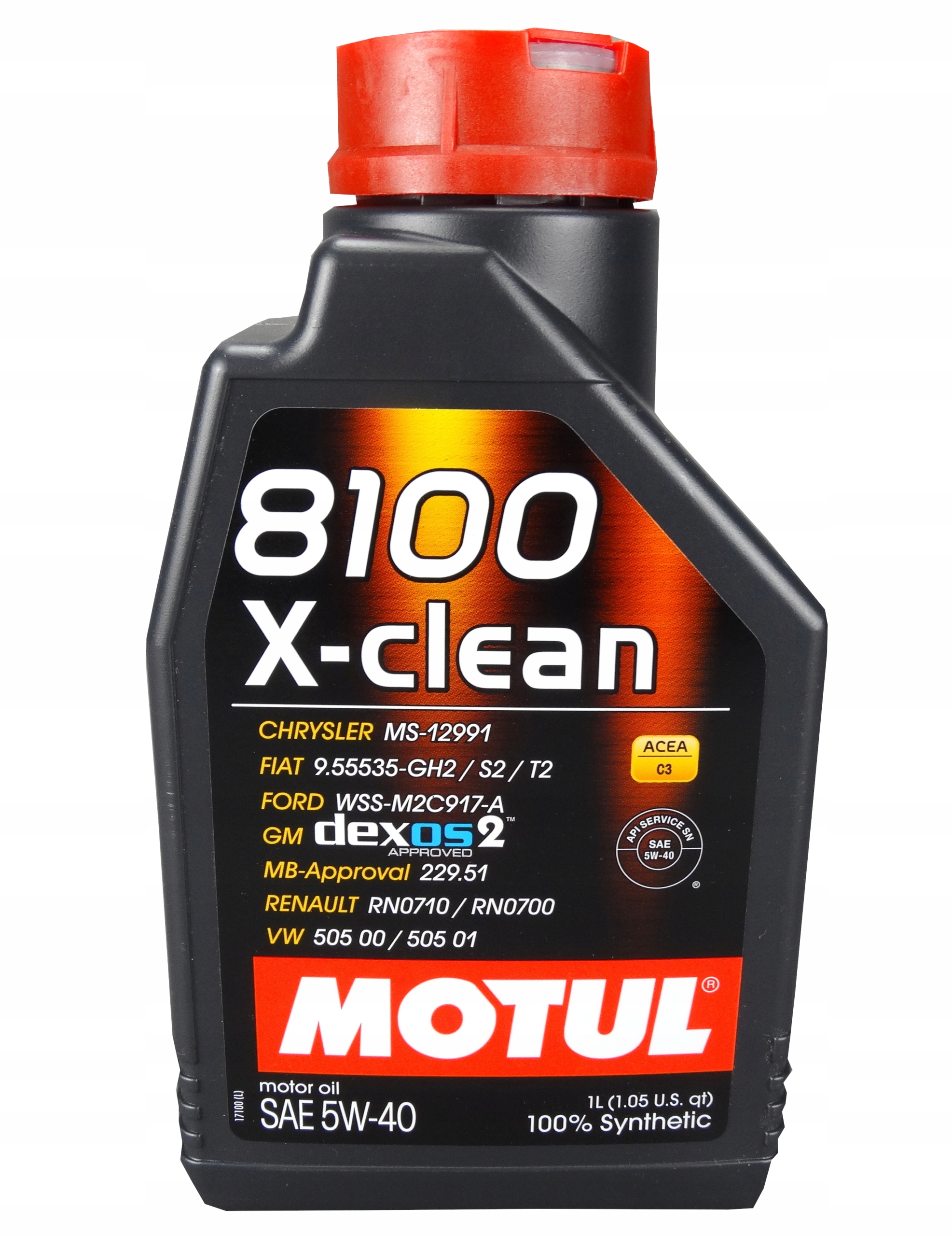

Olej Silnikowy Motul 8100 X-clean 5W40 C3 1L