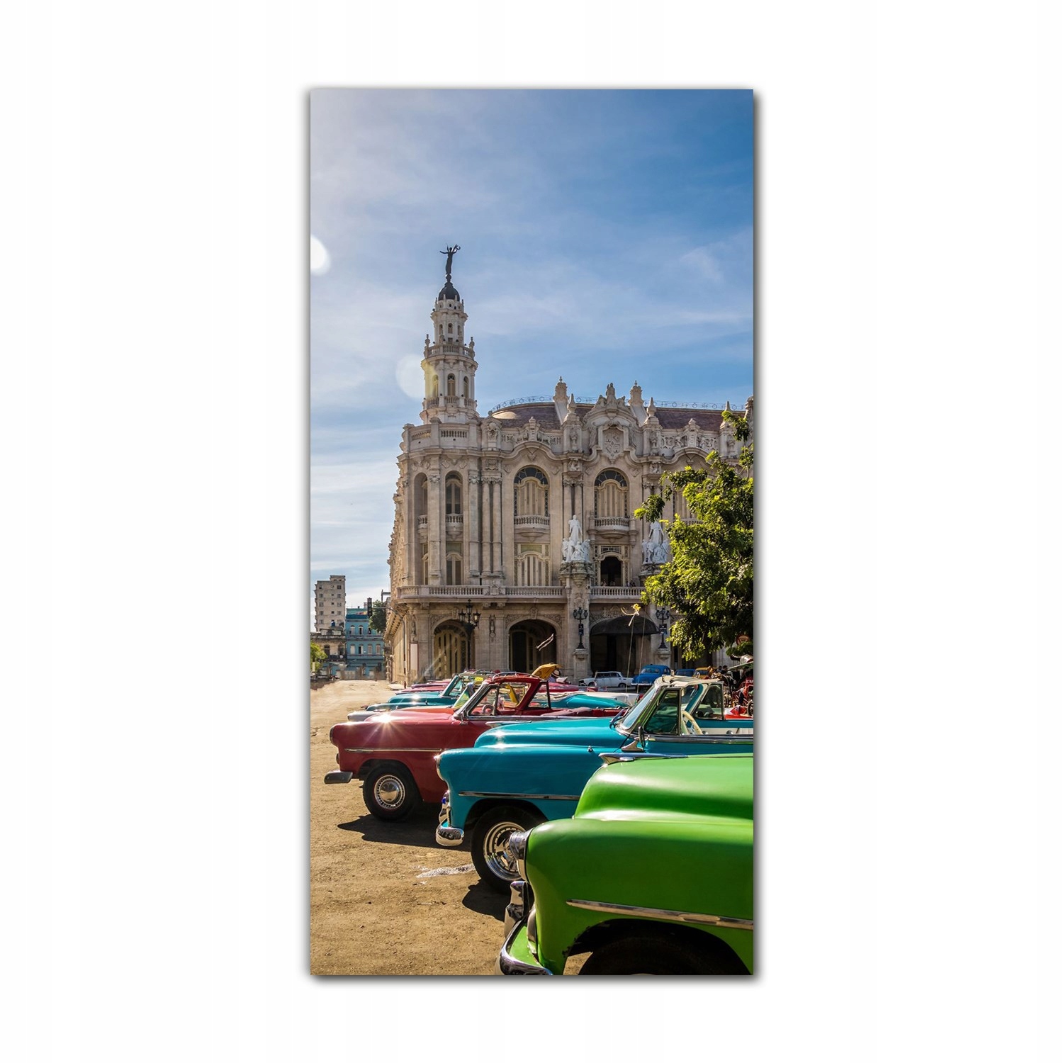 

Foto szklane na ścianę 70x140 Architektura słońce