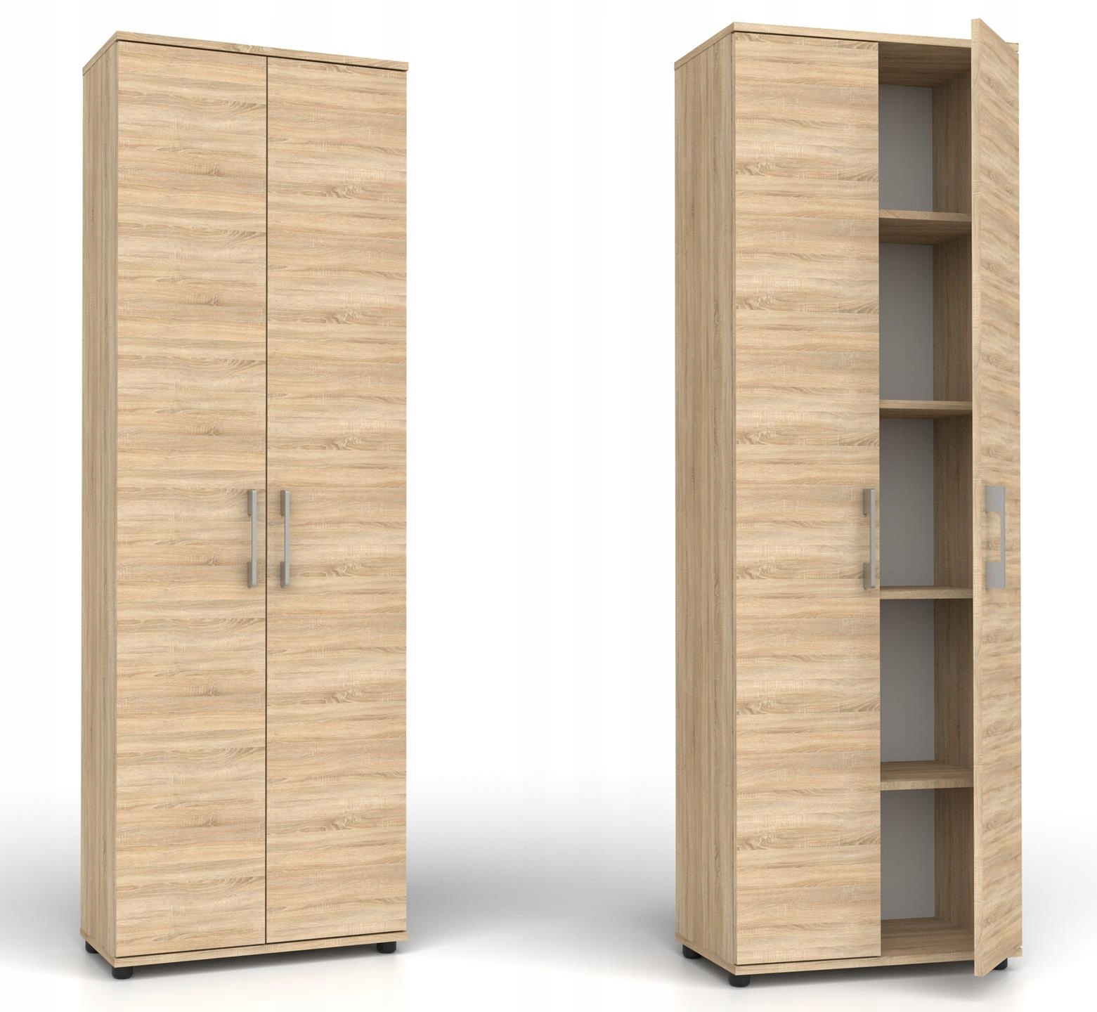 REGAŁ SZAFA Z PÓŁKAMI PRACOWNIA SZKOŁA GABINET SONOMA DĄB Kod producenta BUSINESS SLIM