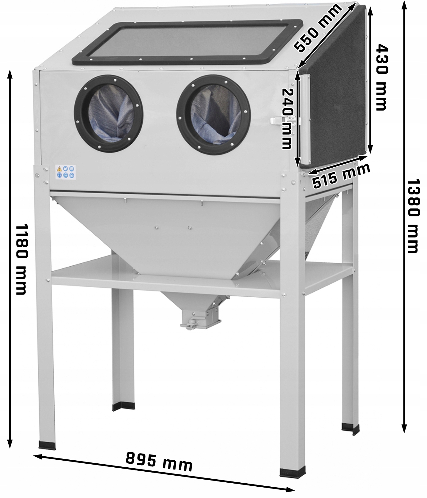 Piaskarka kabinowa Cormak 220 l Marka Cormak