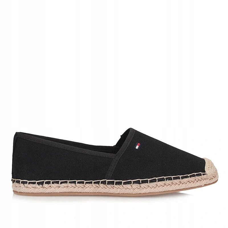 Dámské espadrilky Tommy Hilfiger FW0FW08541DW6W8D Bds Flag Canvas Black