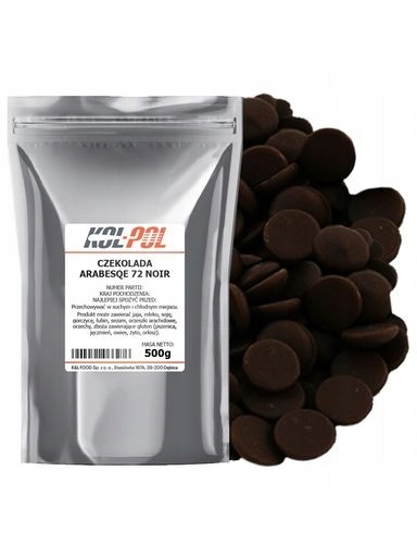 Levně Čokoláda 72% Hořká 500 g Fontánový fondue prémiových dezertů Kol-Pol