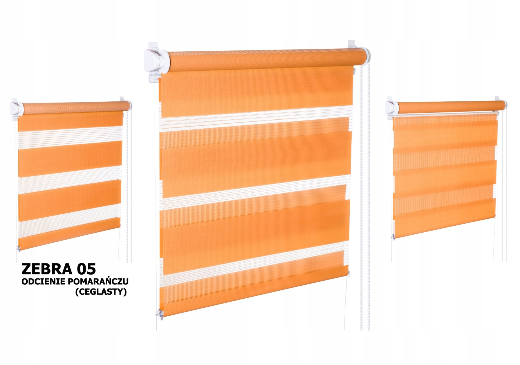 77x130 ROLETA DZIEŃ NOC szer 77 cm dł 130 cm Typ montażu bezinwazyjny