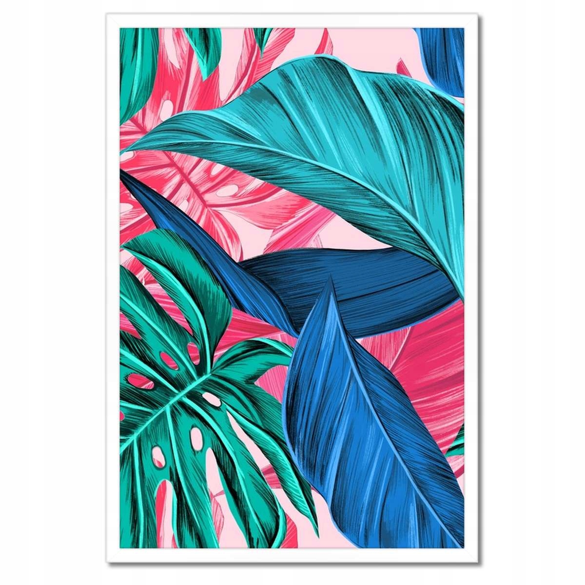 Plakáty v rámu 40x60 Monsterální motiv Tropiky