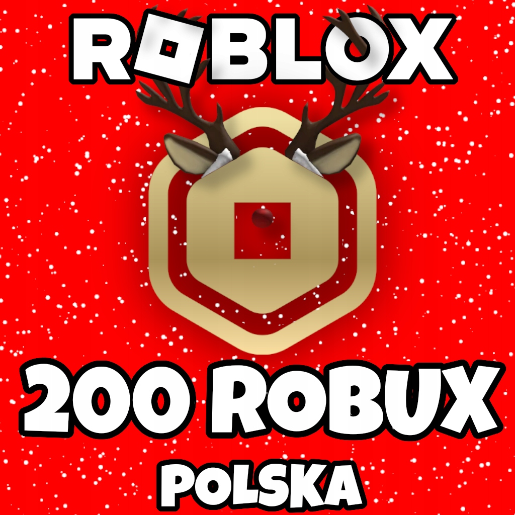 200 ROBUX | DOŁADOWANIE NA TWOJE KONTO | ROBLOX - Stan: Produkt cyfrowy ...