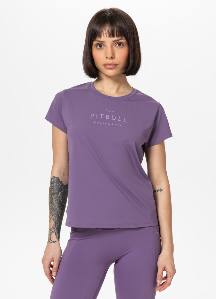 Damska Koszulka sportowa Pitbull Treningowy Luźny T-shirt Avenida