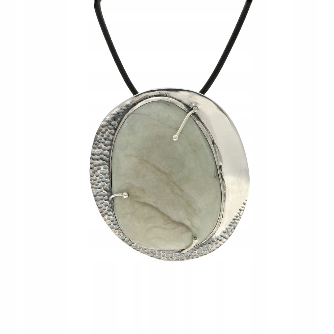 Umělecký přívěsek s jaspisem stříbro unikát