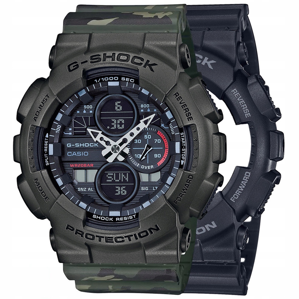 Hodinky Casio G-Shock Set GA-140-1A1ER Bezel 10467795 Řemínek 10561429