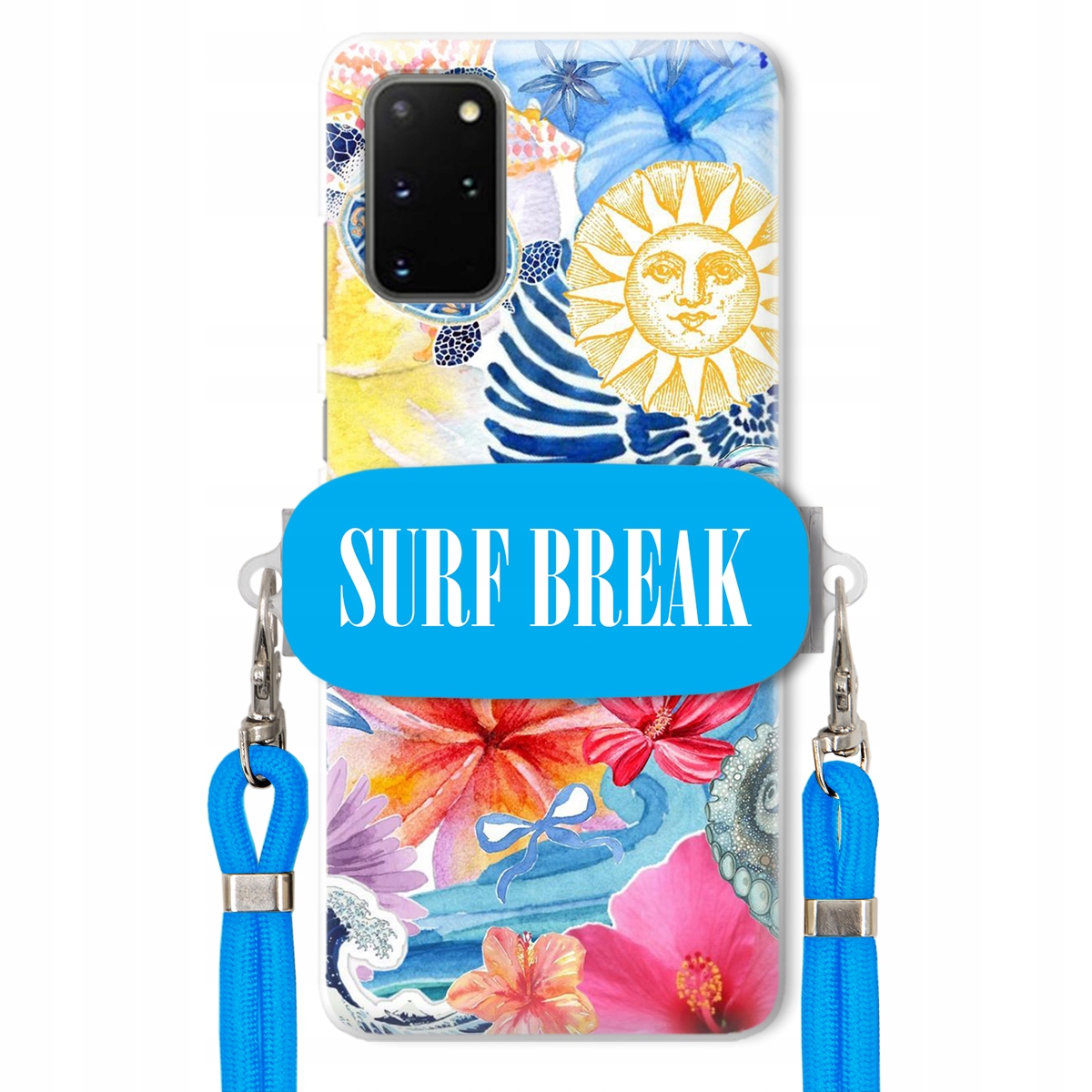 Puzdro pre Samsung S20 Plus 5G Modré vodítko držiak Surf Break Lata
