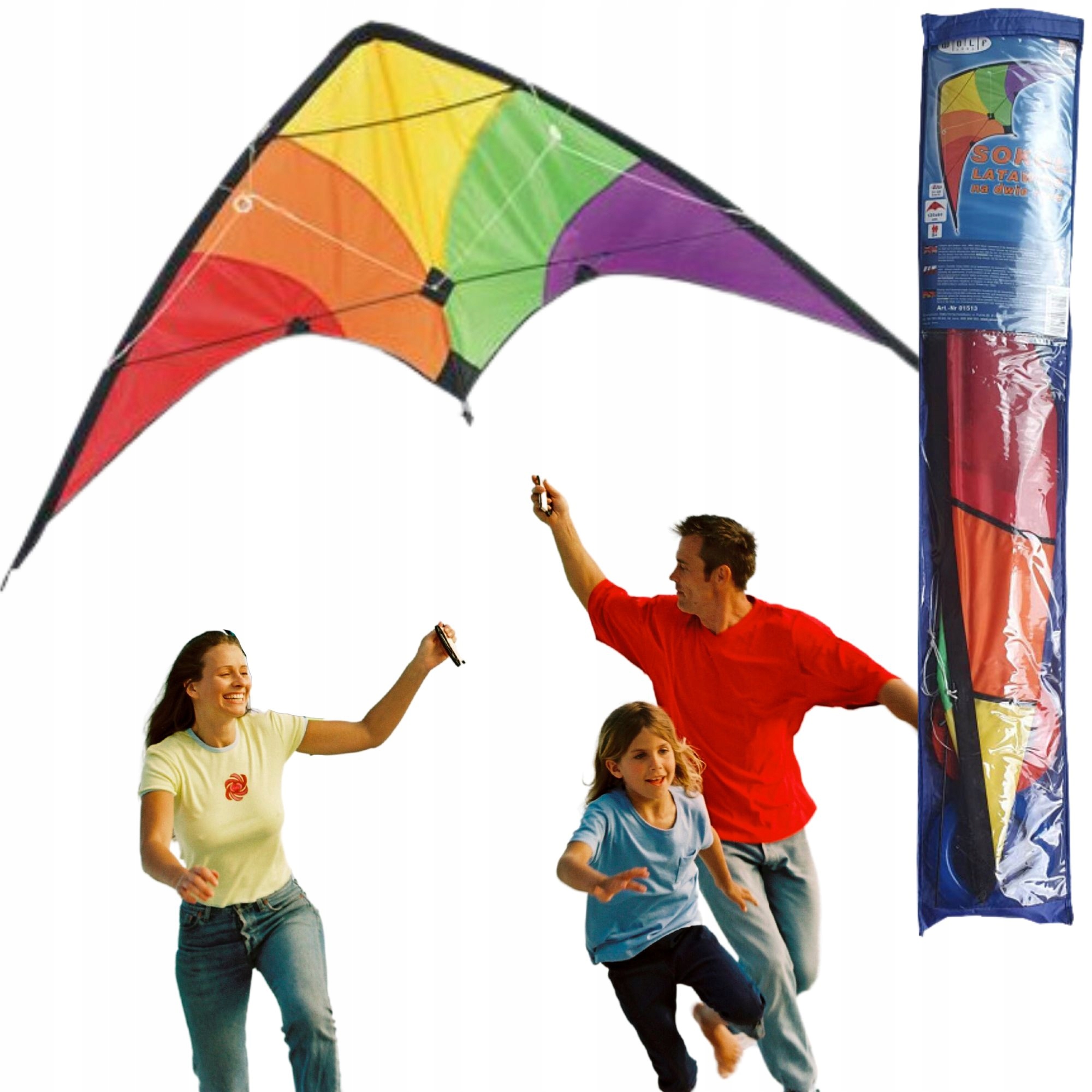 

Latawiec Sportowy Akrobacyjny 2 Linkowy 120X60CM