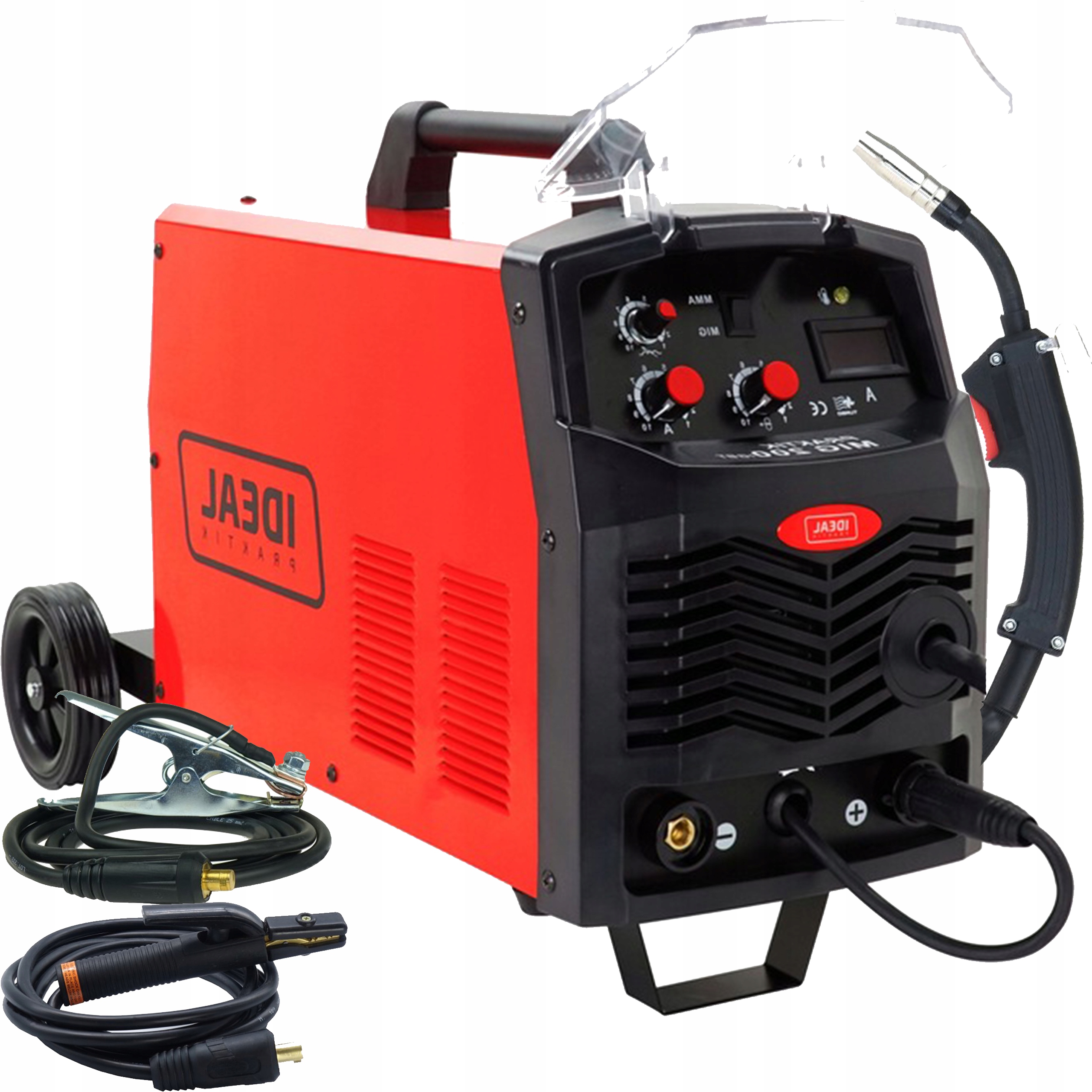 Svařovací stroj Ideal migomat Praktik Mig 200 Igbt 200A Mig Mma Poloautomat 230V