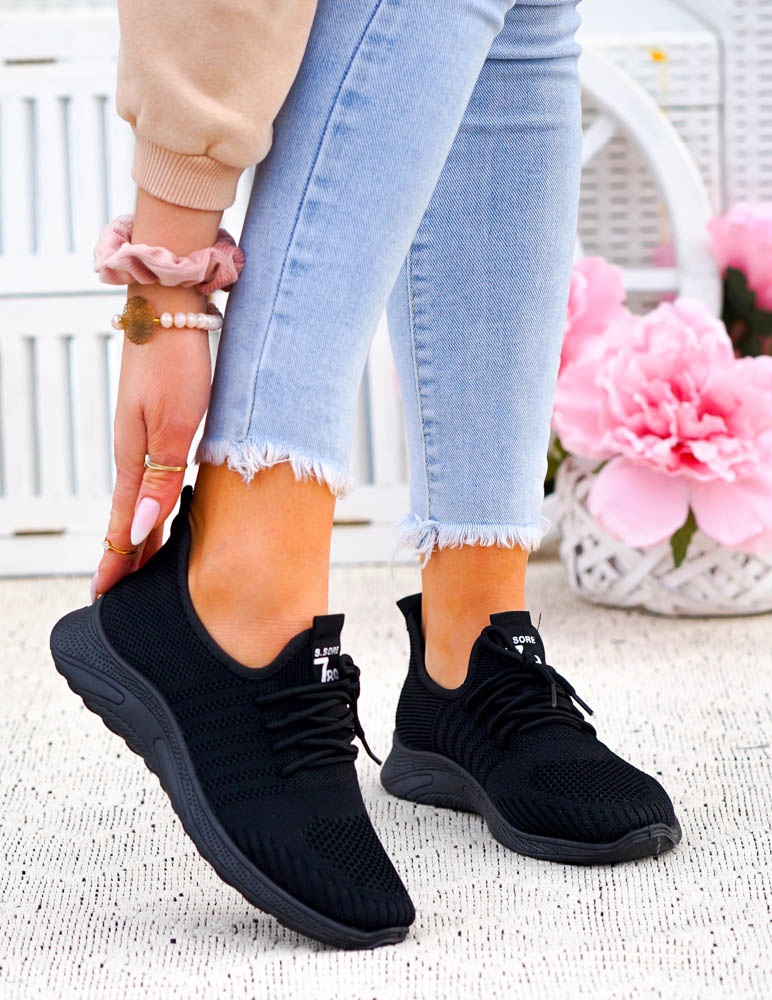 ADIDASY trampki BUTY SPORTOWE ALL BLACK 36 Marka 11Teamsports