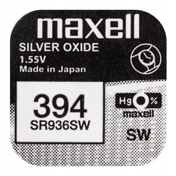 

bateria srebrowa mini Maxell 394 380 Sr 936 Sw