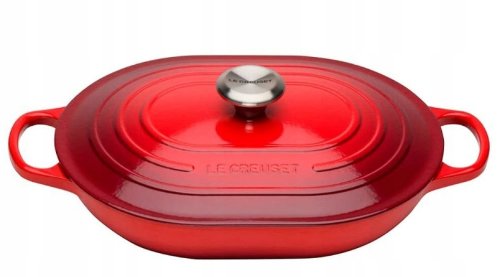 Podłużna brytfanna z żeliwa emaliowanego Le Creuset Signature 3,4l