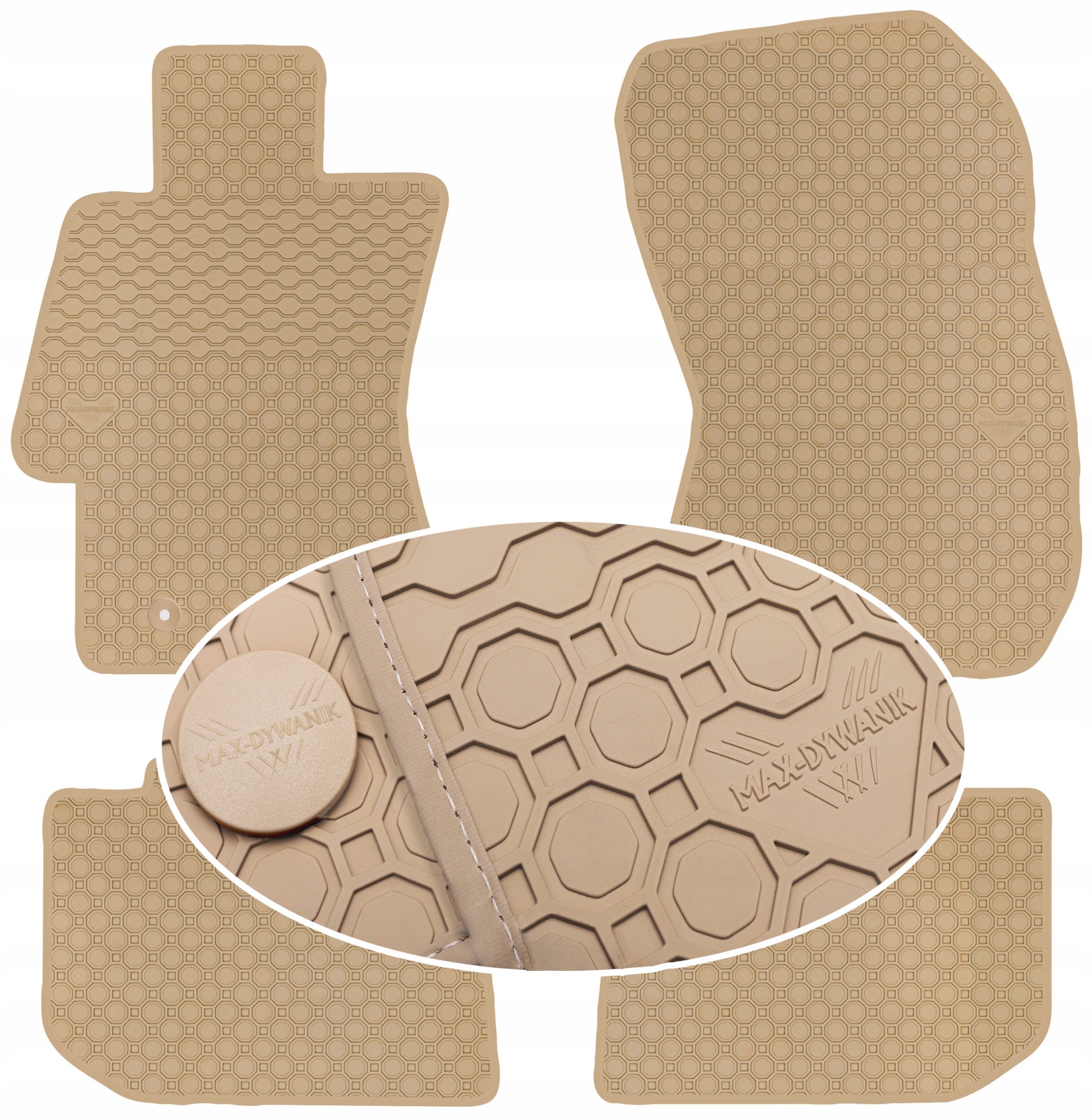 Subaru Wrx Sti 2014 Koberce Béžové