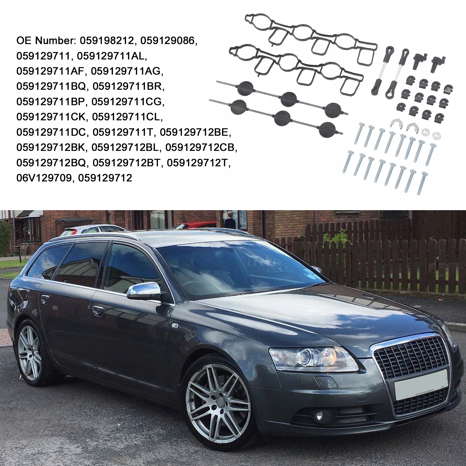 Audi, VW ir Porsche 2.7/3.0 TDI kolektoriaus sklendžių remonto komplektas 059198212 – TC – produkto, komplektacijos ir tvirtinimo detalių nuotrauka 10