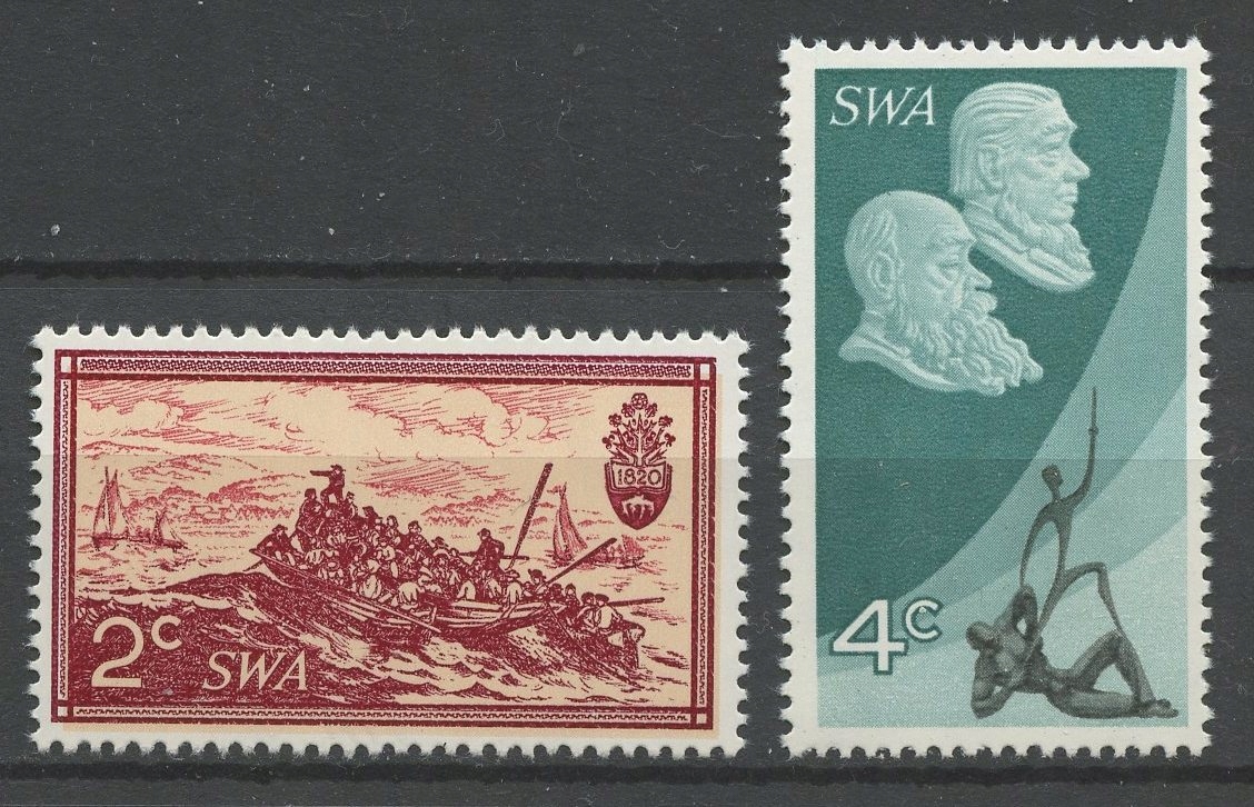 South West Africa** Mi. 365-66 X rocznica RPA