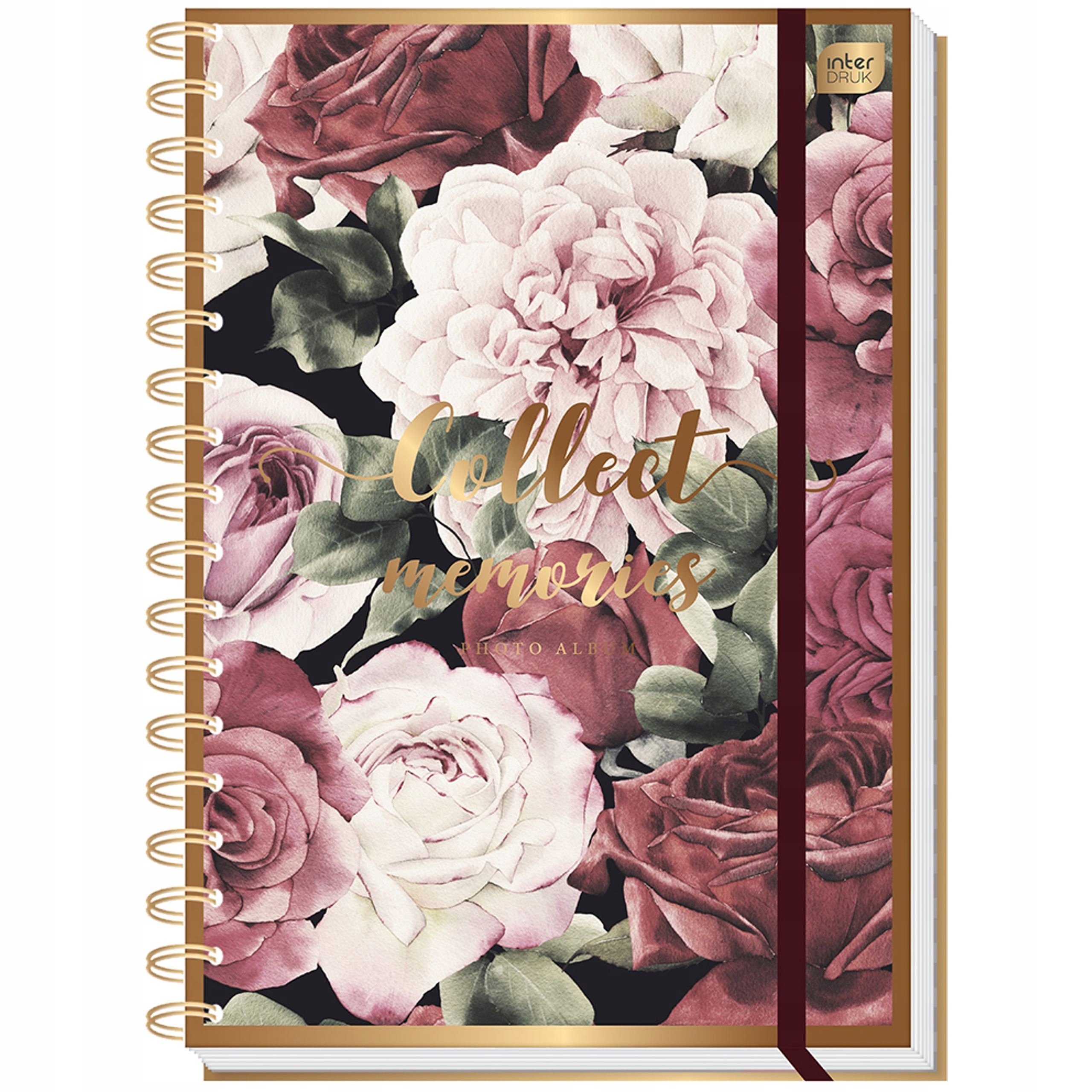 Album na fotografie B5 25 karet metalické Květiny Fajn Album na fotky