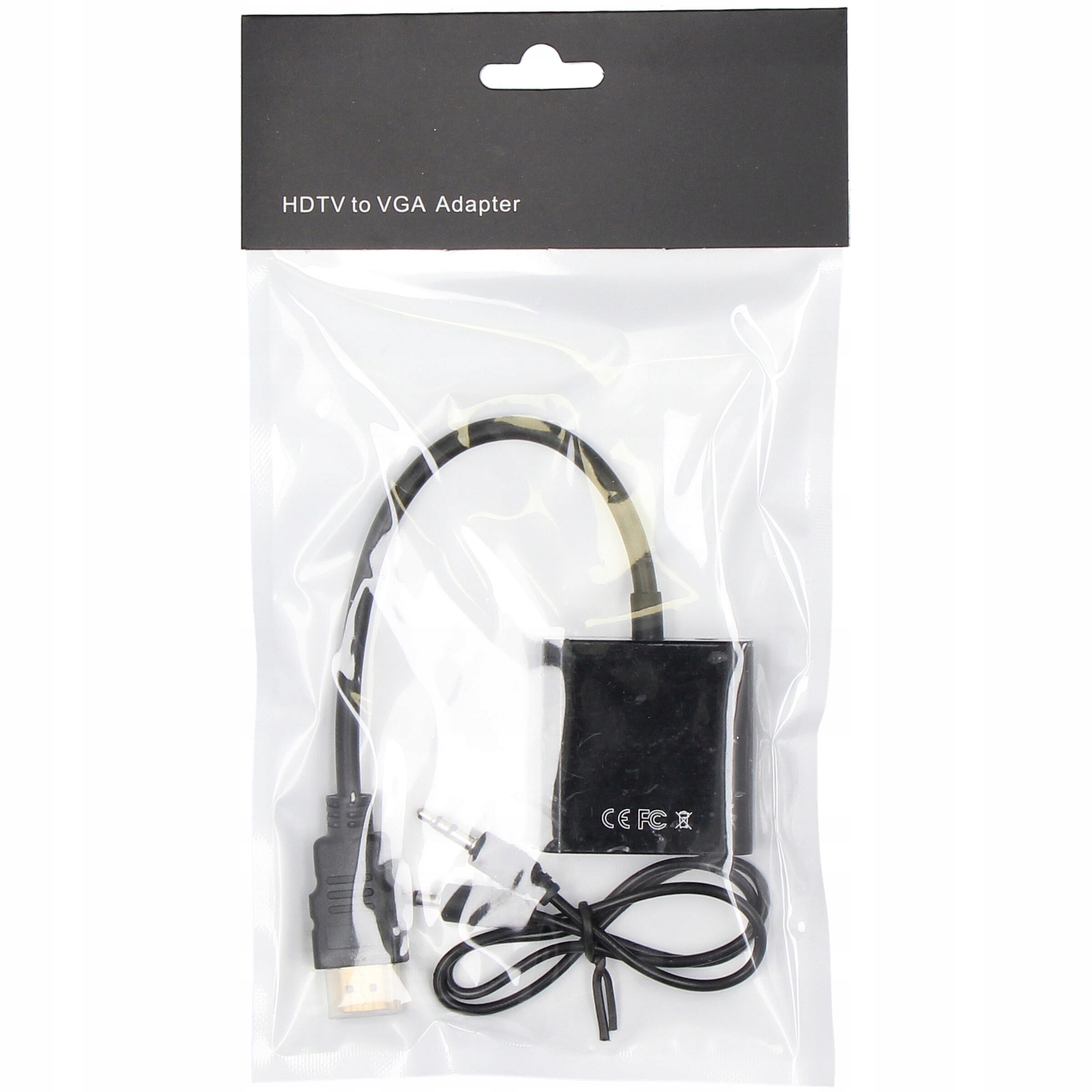 ADAPTER HDMI DO VGA Przejściówka HDMI VGA Video