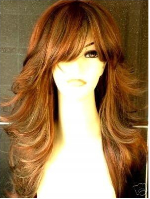 Dámská paruka Forever Young Syntetické vlasy Kaštanově hnědá a Blond 50 cm