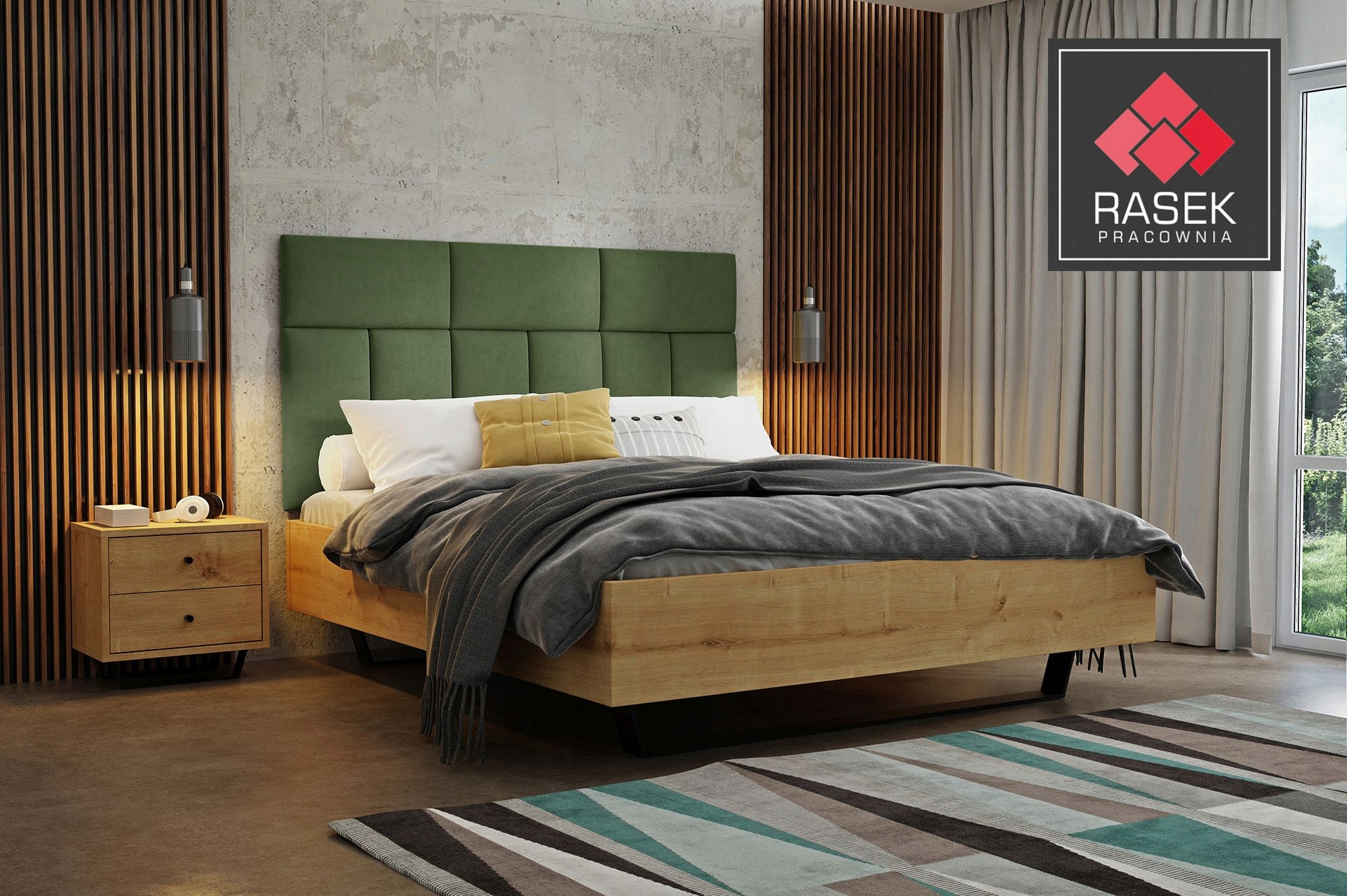 ZESTAW PANELI TAPICEROWANYCH panele na wezgłowie ZESTAW K2 200x60 cm Producent K2