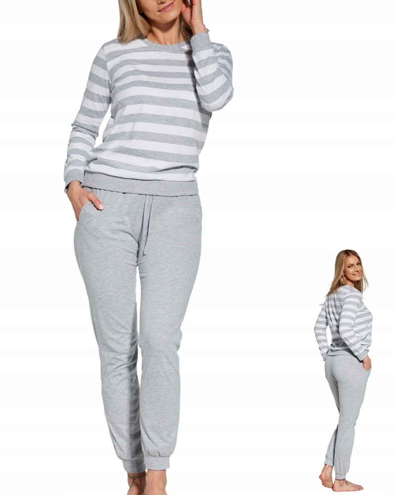 Dámské Pyžamo Cornette Molly 634 S 36 Šedá